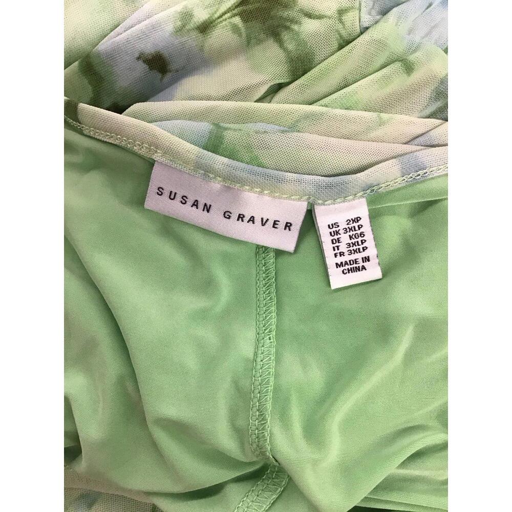 Susan graver womens spring maxi dress 2X petite Easter new from HSN - Picture 3 of 3